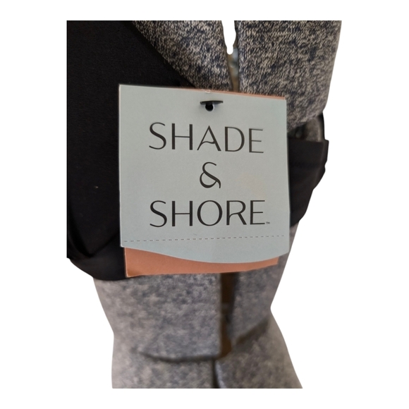 NWT Shade & Shore Black Shine On Push-Up Bikini Top 36DD - Picture 7 of 8